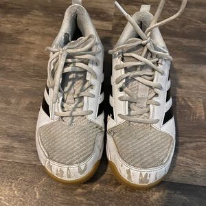 Adidas white volleyball shoes